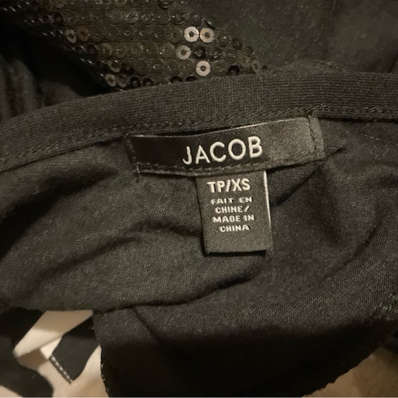 Black dress with sequins - Picture 3 of 3